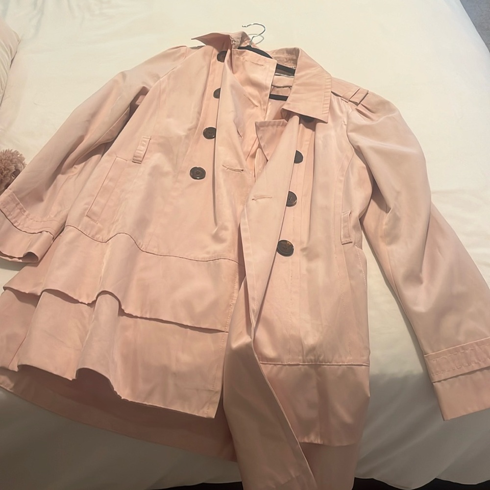 Light Pink Trench Coat